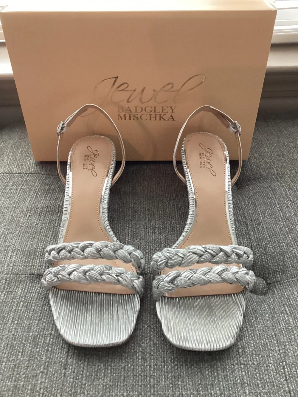 Jewel Badgley Mischka Sharon Slingback Sandal (Women) - Picture 1 of 16